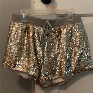 Sequin women’s shorts